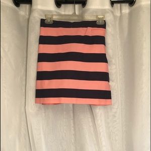 GAP tall wide stripe miniskirt